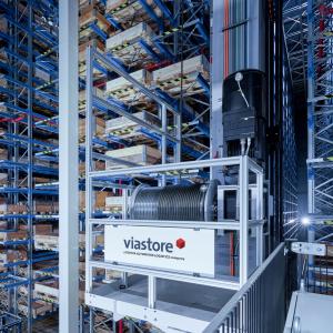 Automated palettstorage at Homag